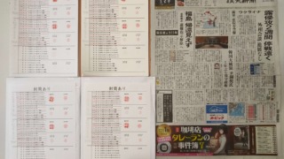 筆跡鑑定と印章鑑定の研究用試料の作成:2022年3月11日