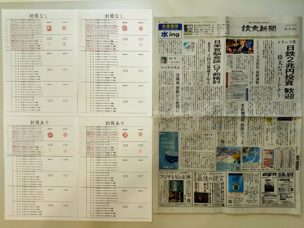 筆跡鑑定と印章鑑定の研究用試料の作成：2025年6月1日